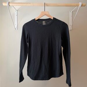 Calia Long Sleeve Black T-Shirt